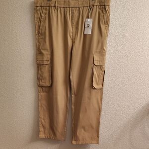 NEW Men's Classic Tan Cargo Pants B45 X